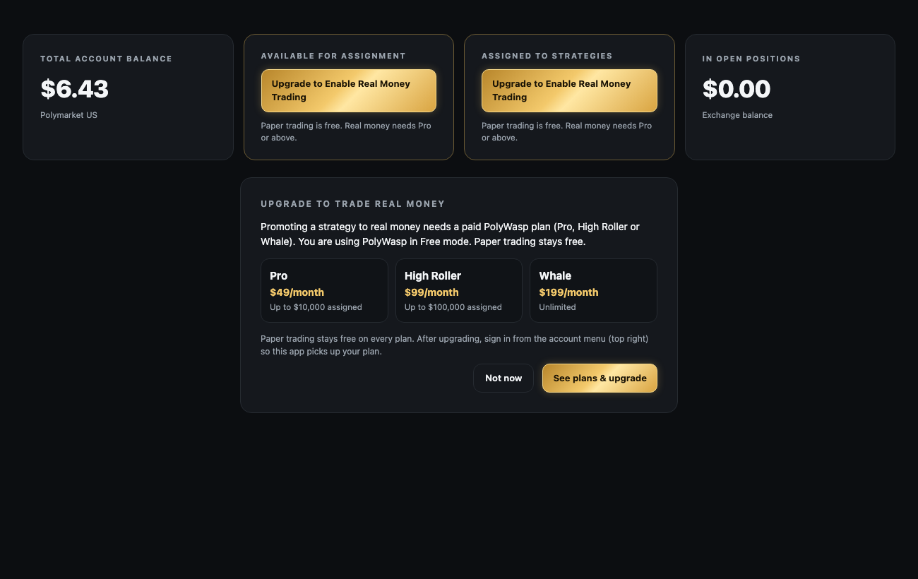 Plans in the app